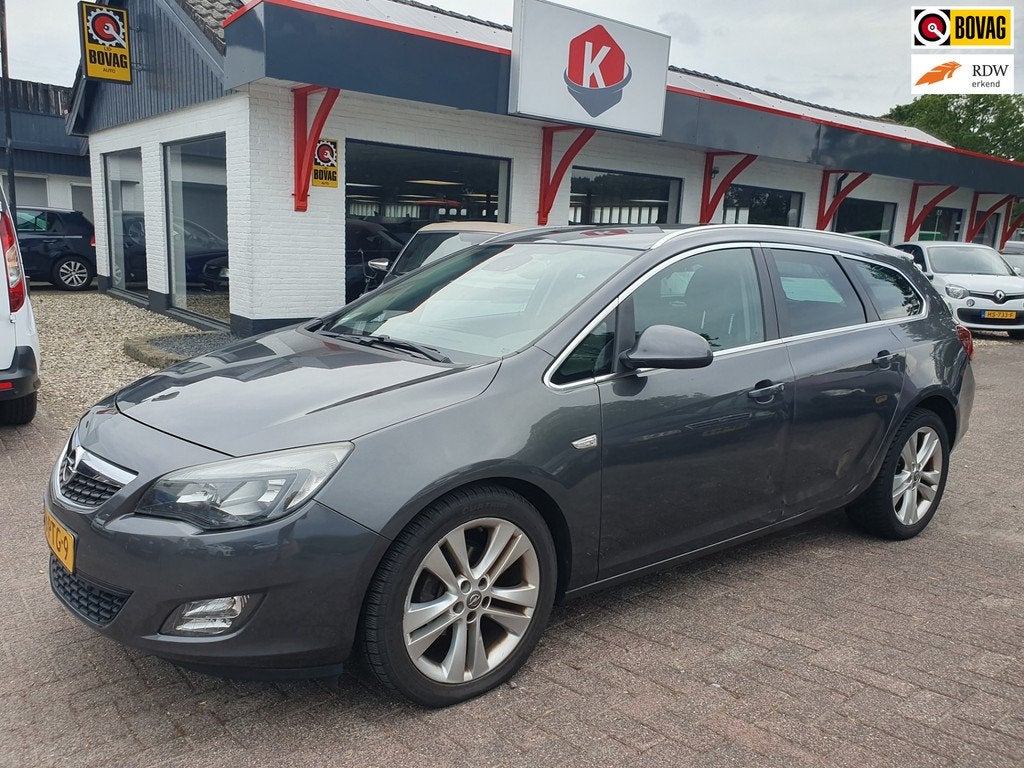 Opel Astra Sports Tourer 1.4 Turbo Sport LEER/AIRCO BJ 2011, Auto's, Opel, Bedrijf, Te koop, Astra, ABS, Airbags, Airconditioning