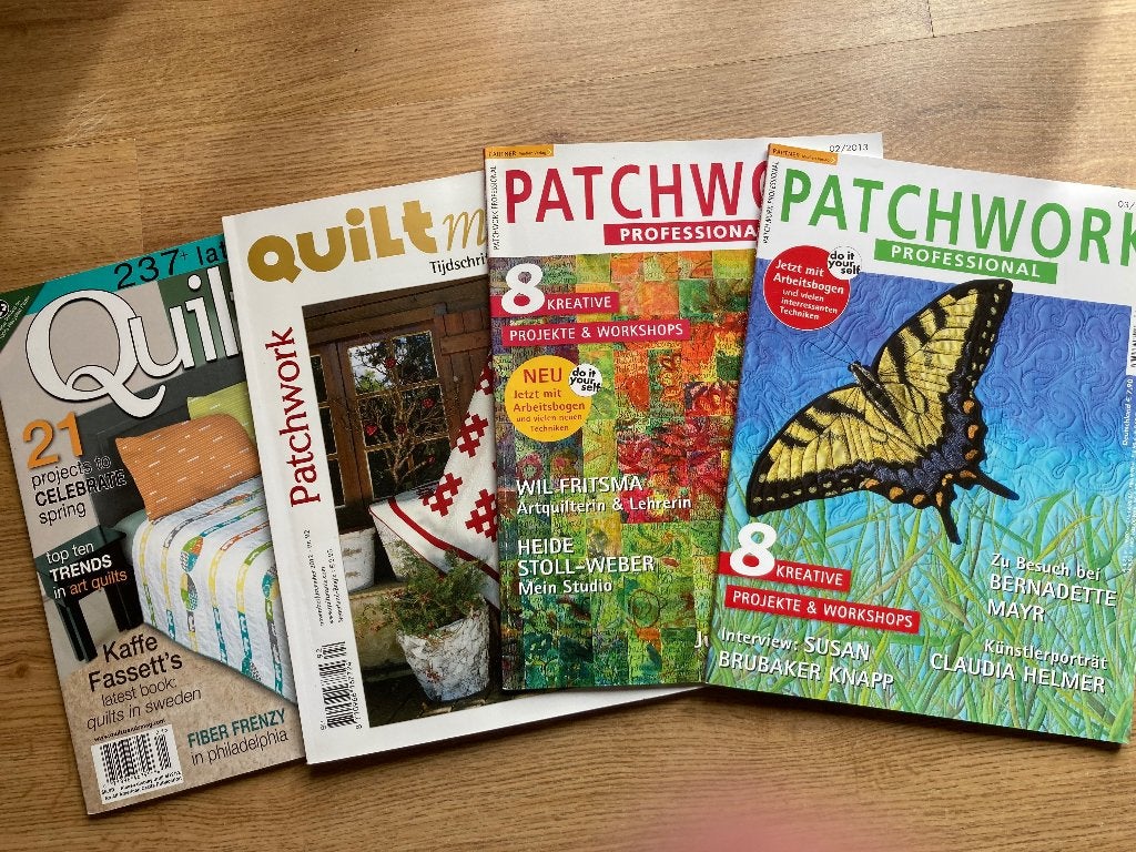 4 Quilt tijdschriften, Ophalen of Verzenden, Zo goed als nieuw, Damesbladen