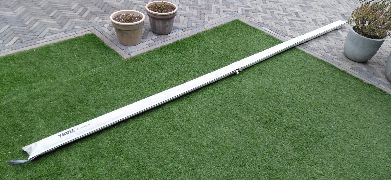 Thule Omnistor Zakluifel 3.75m Grijs, Ophalen, Gebruikt