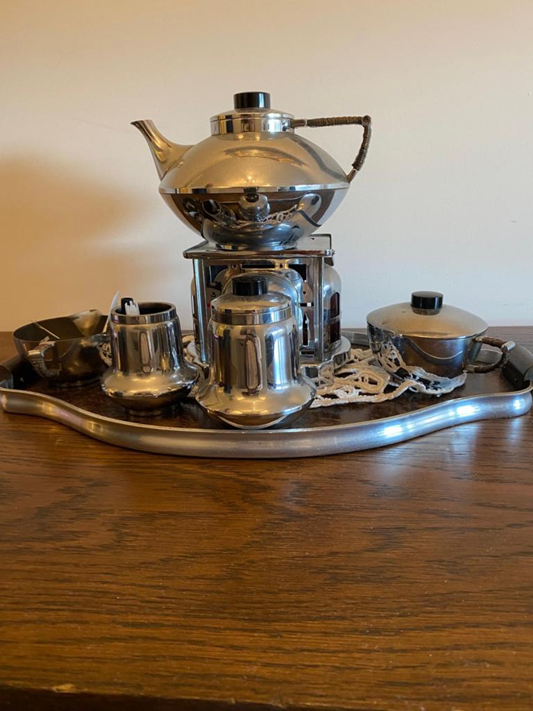Metawa Tiel Servies - Vintage Theeservies met Samovar, Ophalen of Verzenden