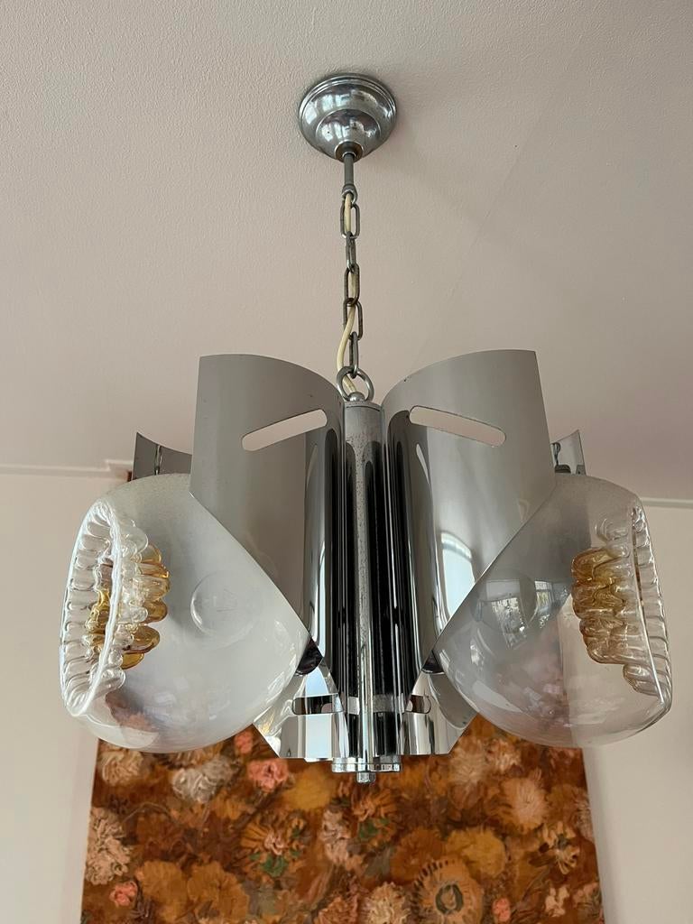 Murano hanglamp, Ophalen of Verzenden, Zo goed als nieuw, Glas