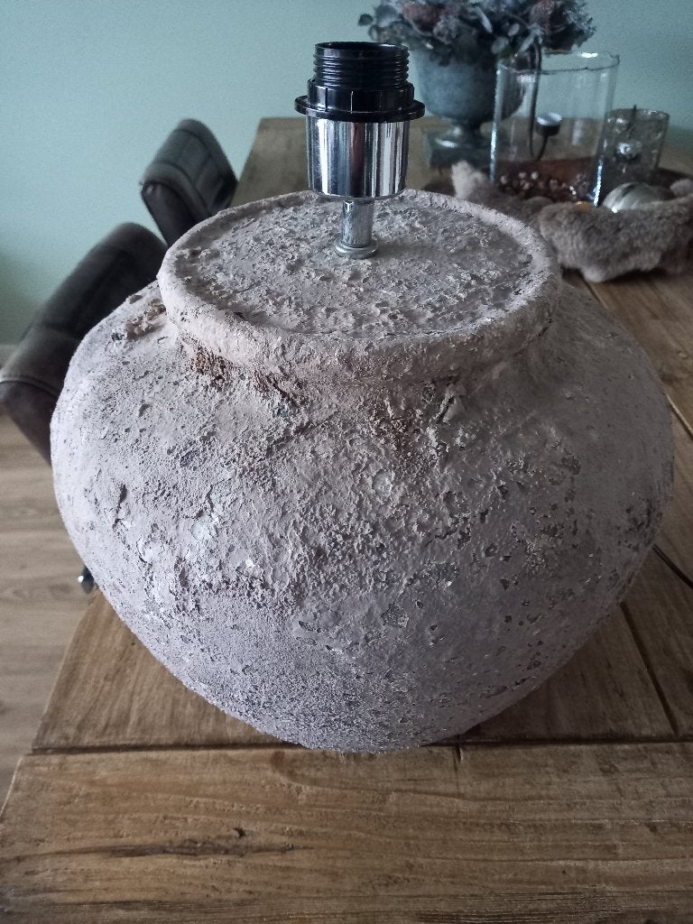 Tafellamp landelijk sober stoer van Brynxz 2 stuks, Gebruikt, Gloeilamp, E27 (groot), Ophalen