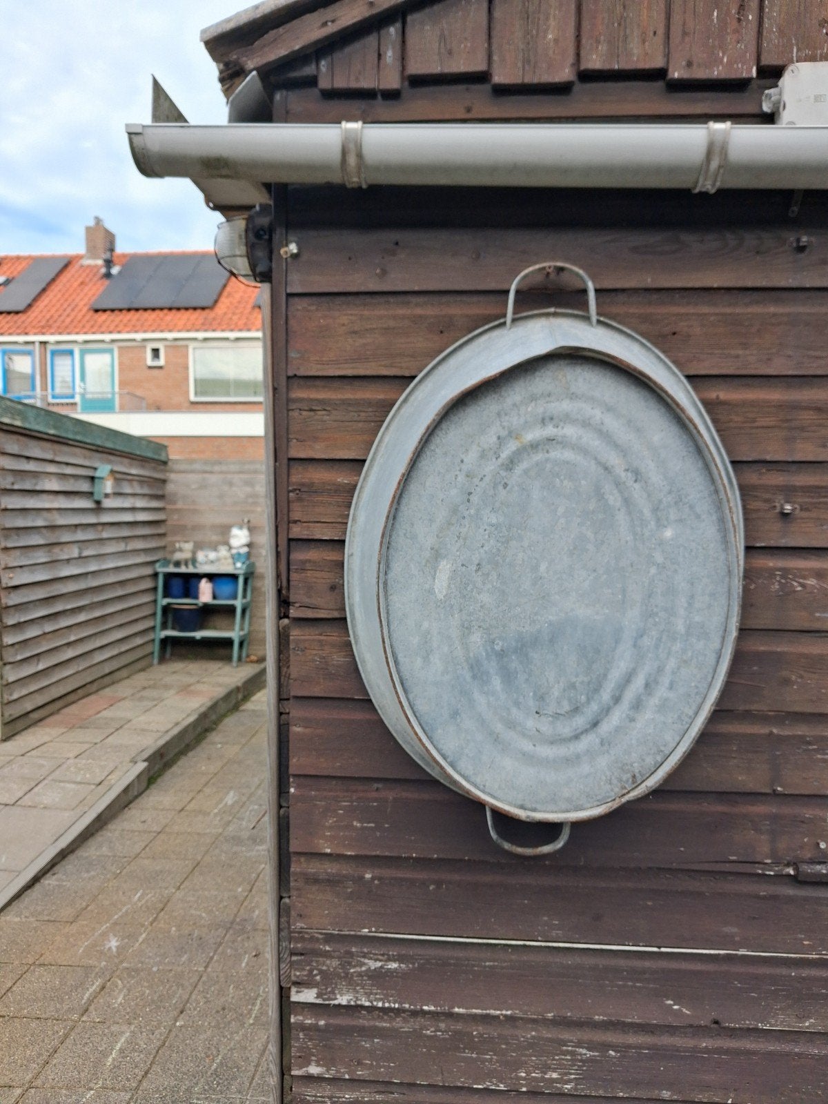 Ouderwetse Zinken Tobbe - Decoratief en Functioneel, Ophalen