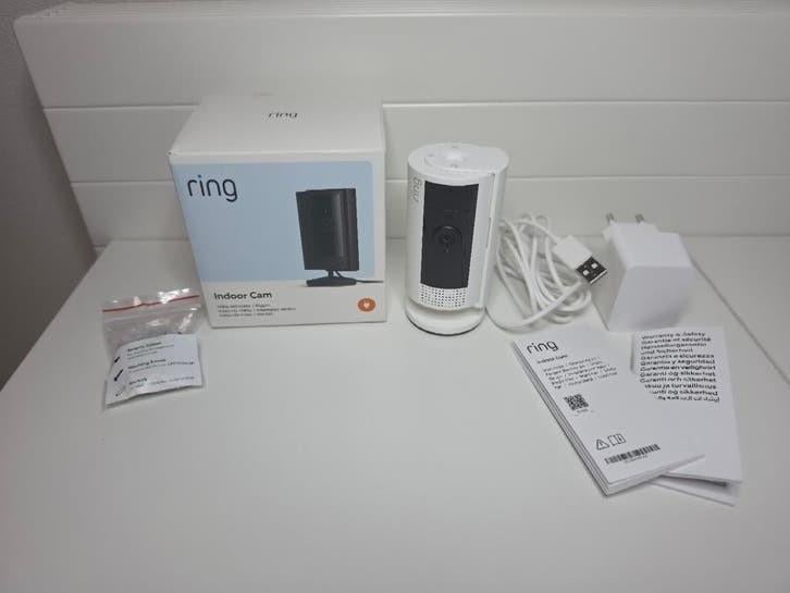 Ring Indoor Cam Wit - Zo goed als nieuw, compleet met doos, Ophalen of Verzenden, Zo goed als nieuw, Binnencamera