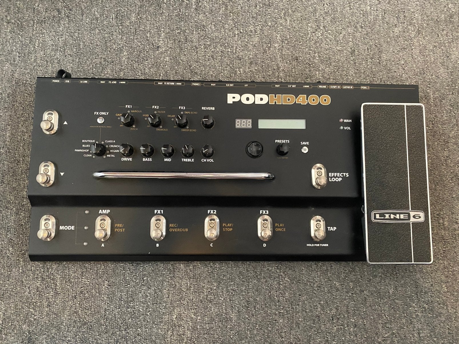 Line 6 POD HD400 Multi-effect Gitaarpedaal, Muziek en Instrumenten, Effecten, Ophalen of Verzenden, Gebruikt, Multi-effect