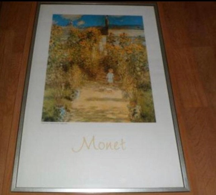 Leuk Schilderij, Monet. afmetingen 66x46 cm, Huis en Inrichting, Woonaccessoires | Schilderijen, Tekeningen en Foto's, Ophalen of Verzenden