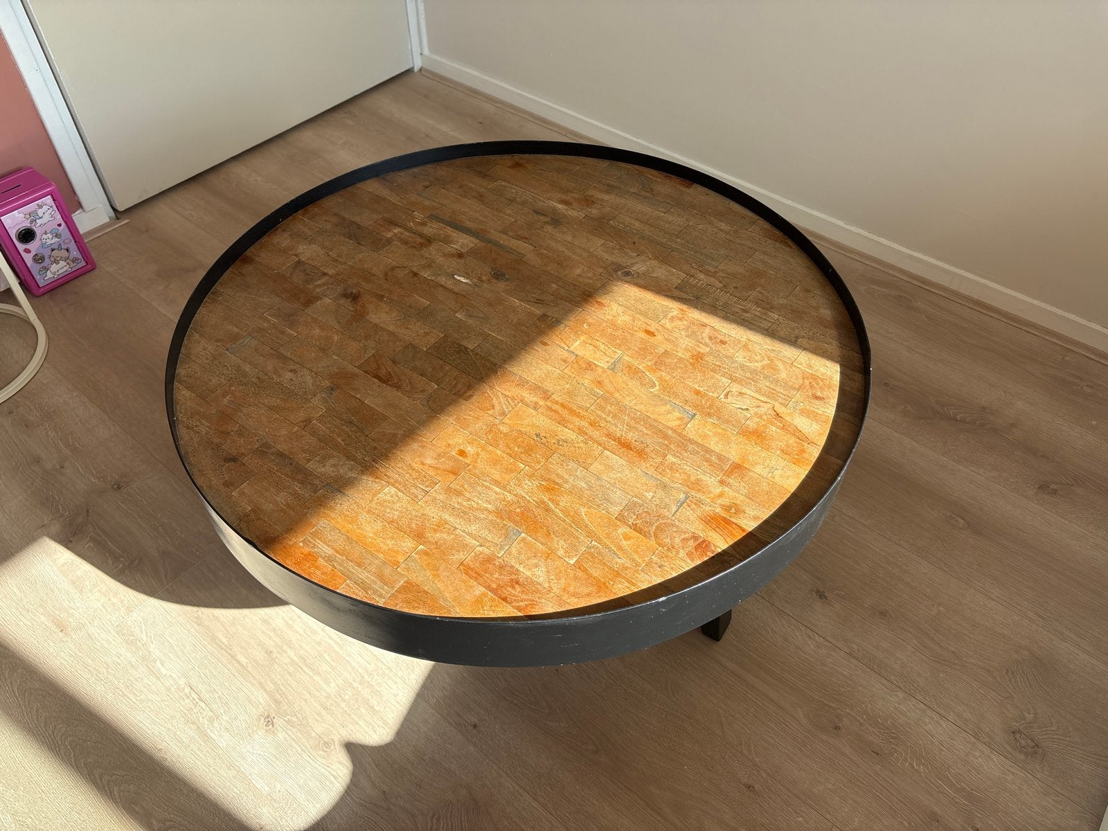 Ronde salontafel, Ophalen, Gebruikt, Rond, 50 tot 100 cm