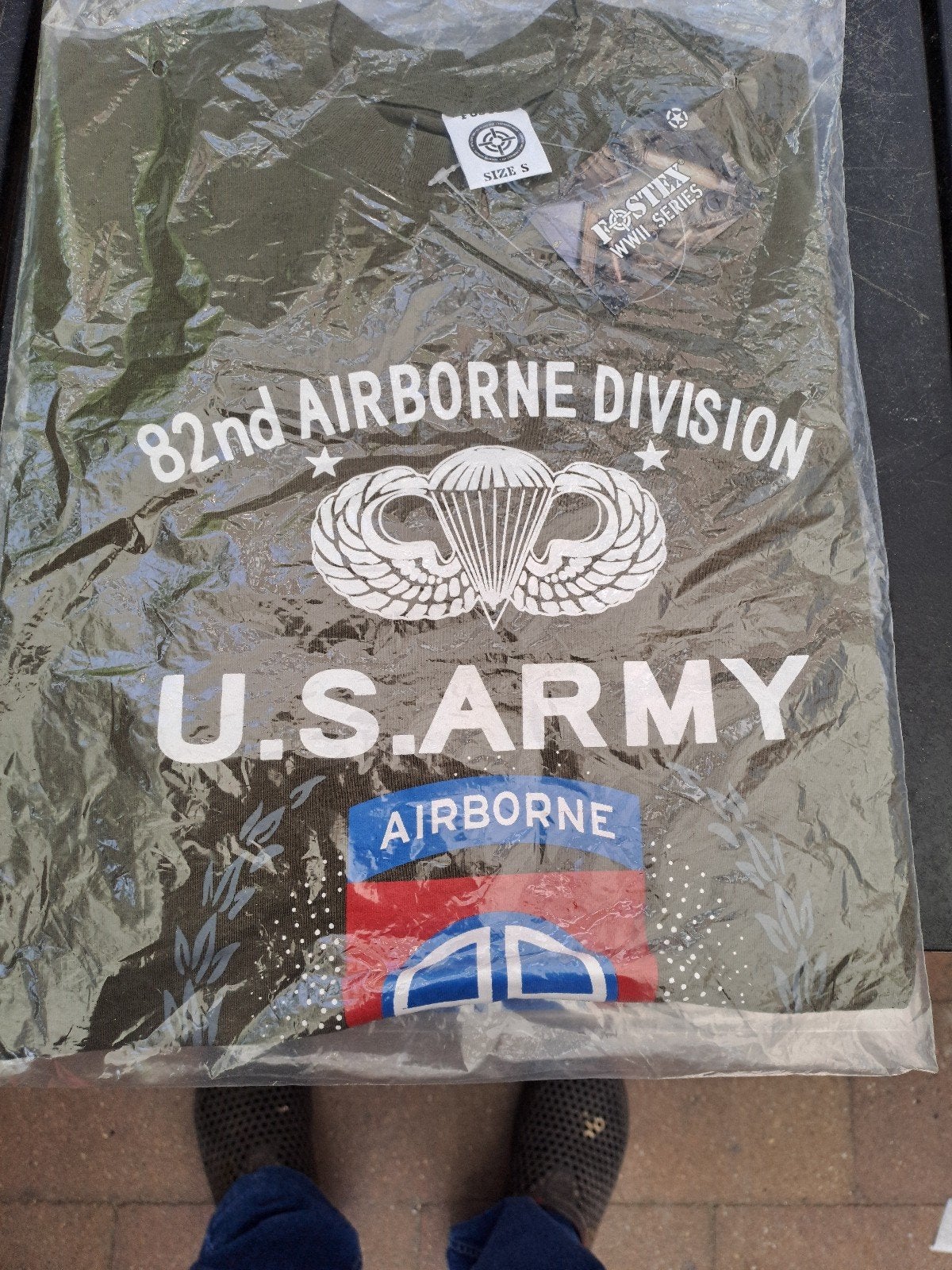 Fostex T-shirt 82nd Airborne Division U.S. Army - Maat S, Ophalen of Verzenden, Nvt, Nvt, Nvt