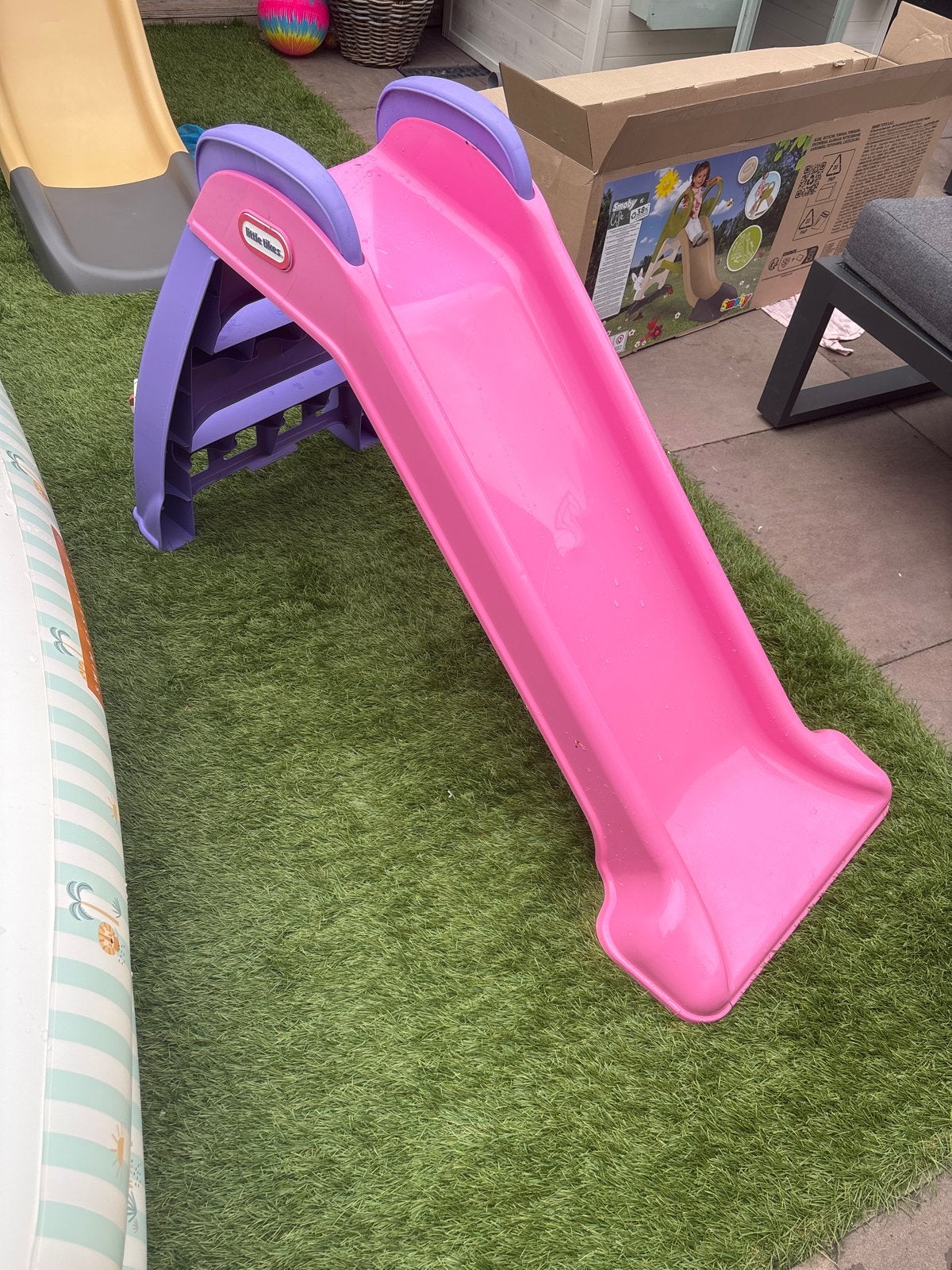 Roze glijbaan gratis op te halen, Ophalen, Gebruikt, Glijbaan