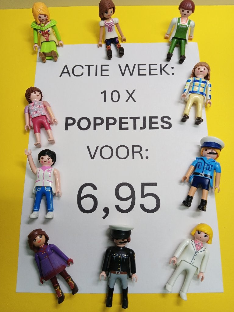 Playmobil Poppetjes GE-01-200  **** ACTIE 10 vóór 6,95  ****, Ophalen of Verzenden, Gebruikt, Losse onderdelen