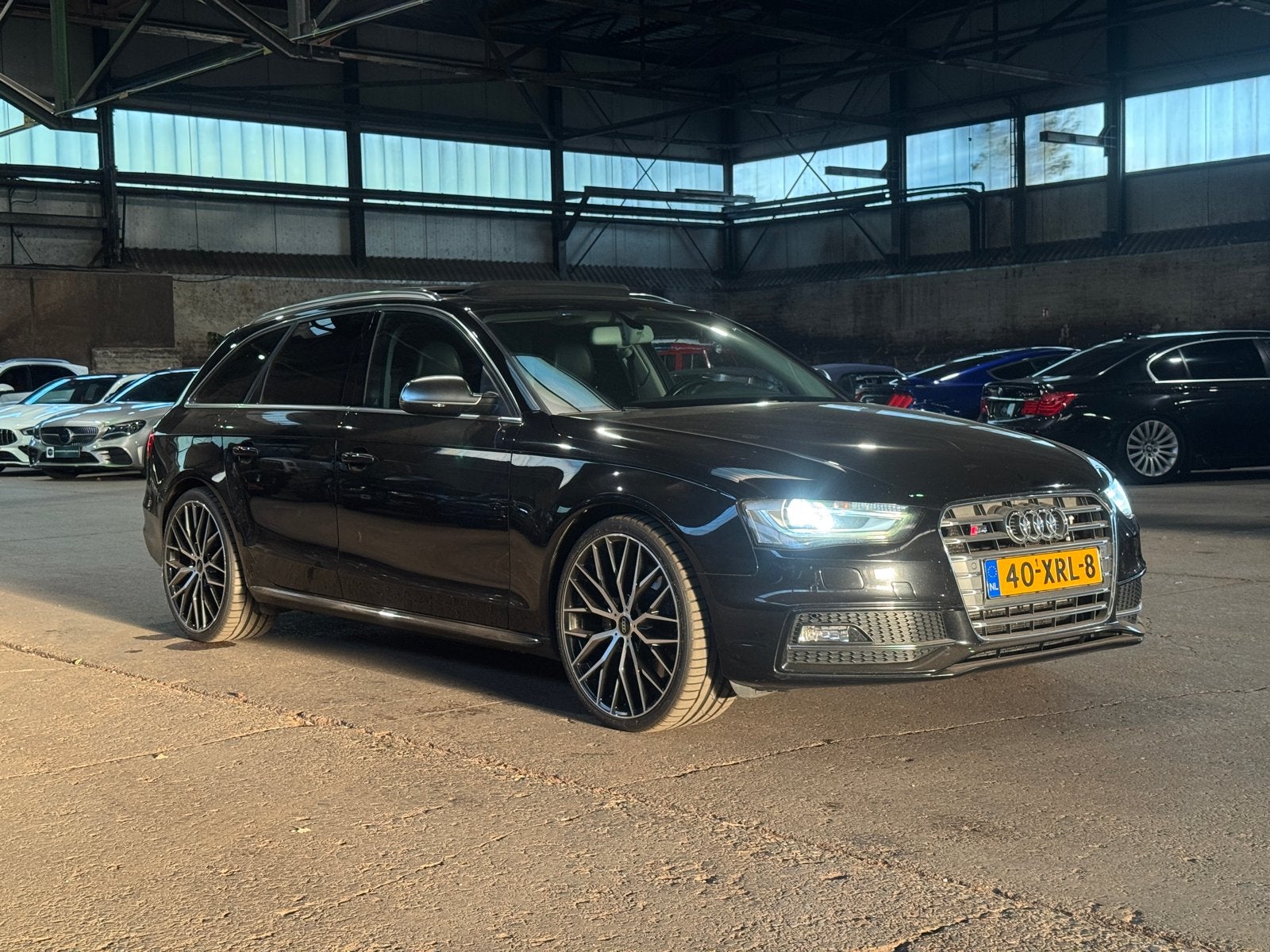 Audi S4 3.0 TSFI Avant Quattro 2012 Face lift, punt gaaf, Automaat, Zwart, 2995 cc, Leder en Stof