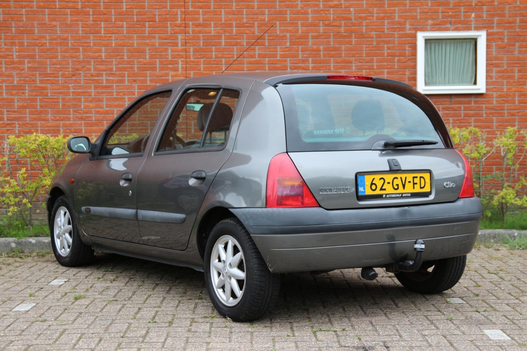 Renault Clio 1.6-16V RXE | NL-auto | 5 deuren | Airco | Elek, Auto's, Voorwielaandrijving, Zwart, 4 cilinders, 990 kg