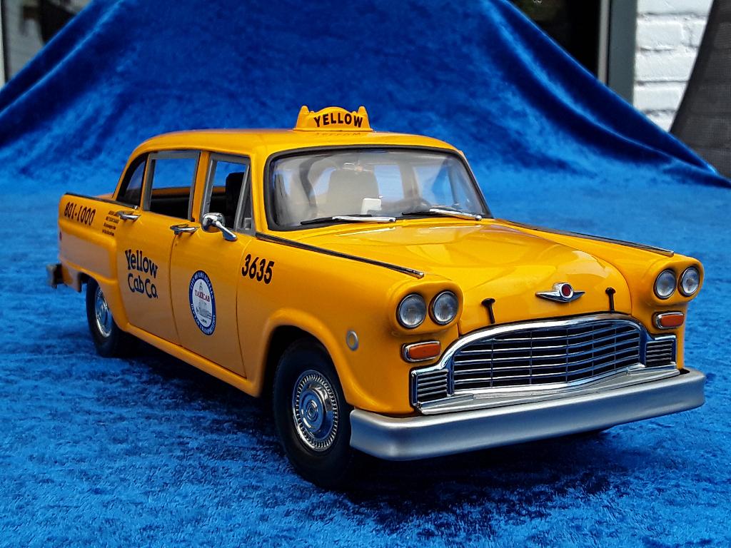 Te K: 1981 Los Angeles Checker Cab a11/ 1:18, Ophalen of Verzenden, Zo goed als nieuw, Auto, Sun Star