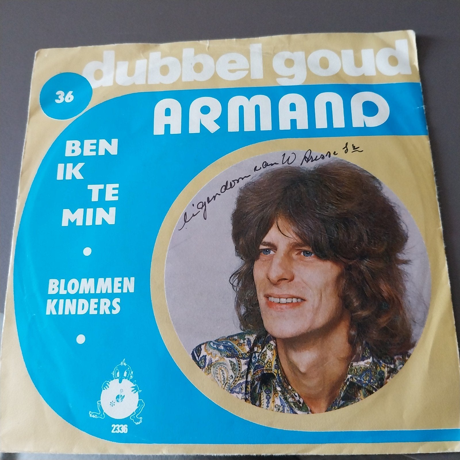 Armand - Ben Ik Te Min / Bloemenkinders (Vinyl Single), Cd's en Dvd's, Gebruikt, 7 inch, Ophalen of Verzenden, EP