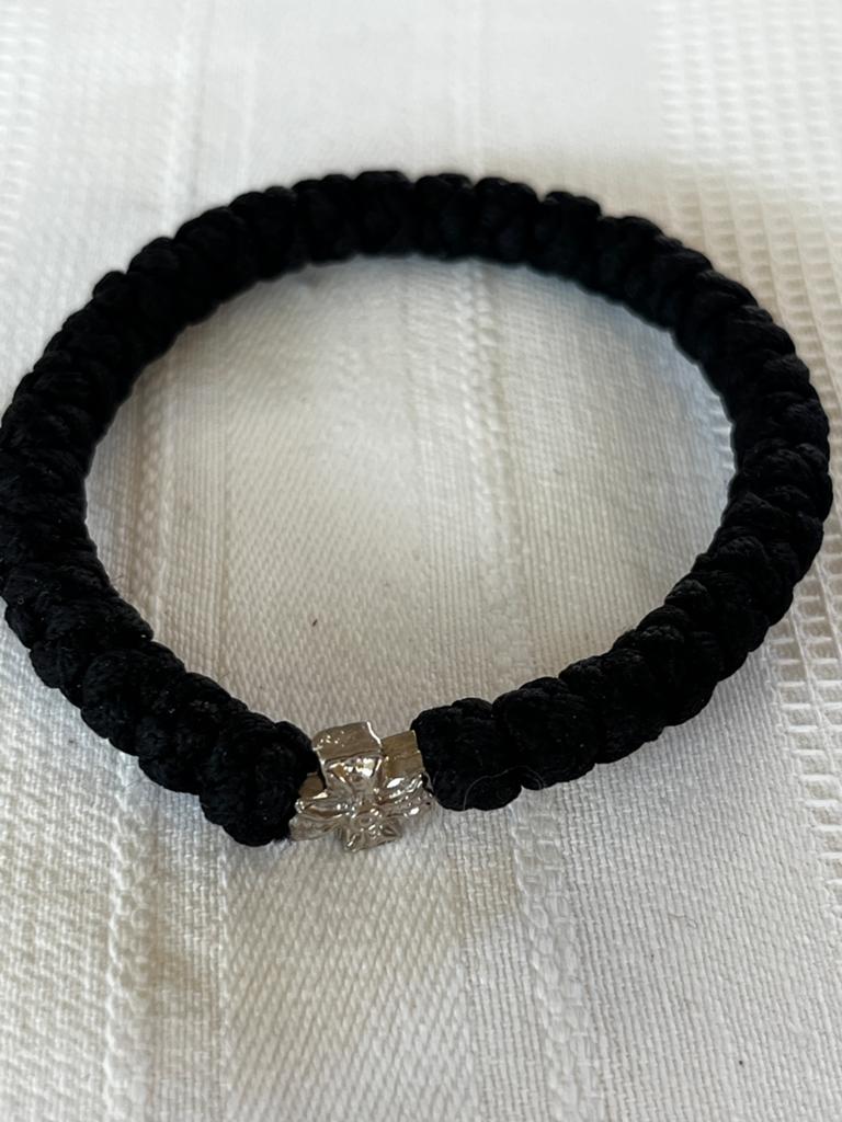 Christelijk Orthodox Byzantijnse bid armband, nieuw, zwart, Ophalen of Verzenden, Nieuw, Sieraad