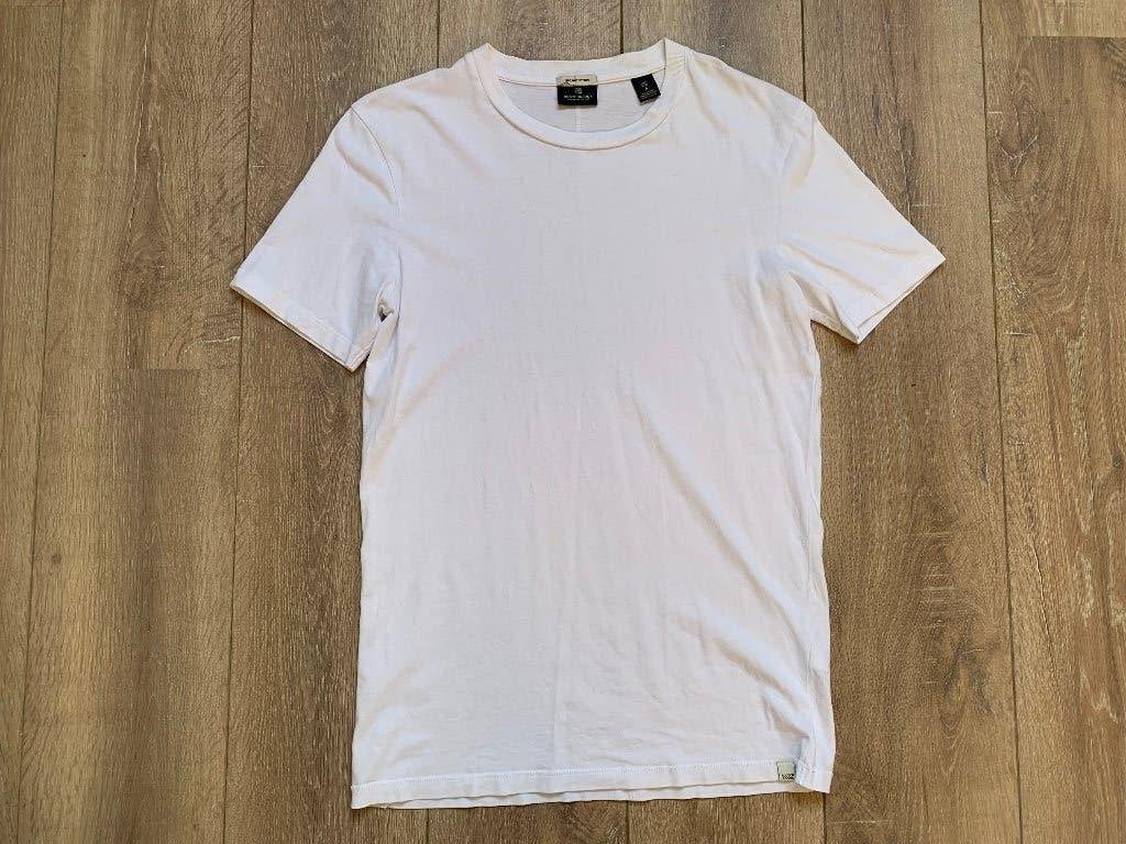 Scotch&Soda T-shirt wit met naad op AP S/46, Kleding | Heren, Verzenden, Wit, Zo goed als nieuw, Scotch & Soda