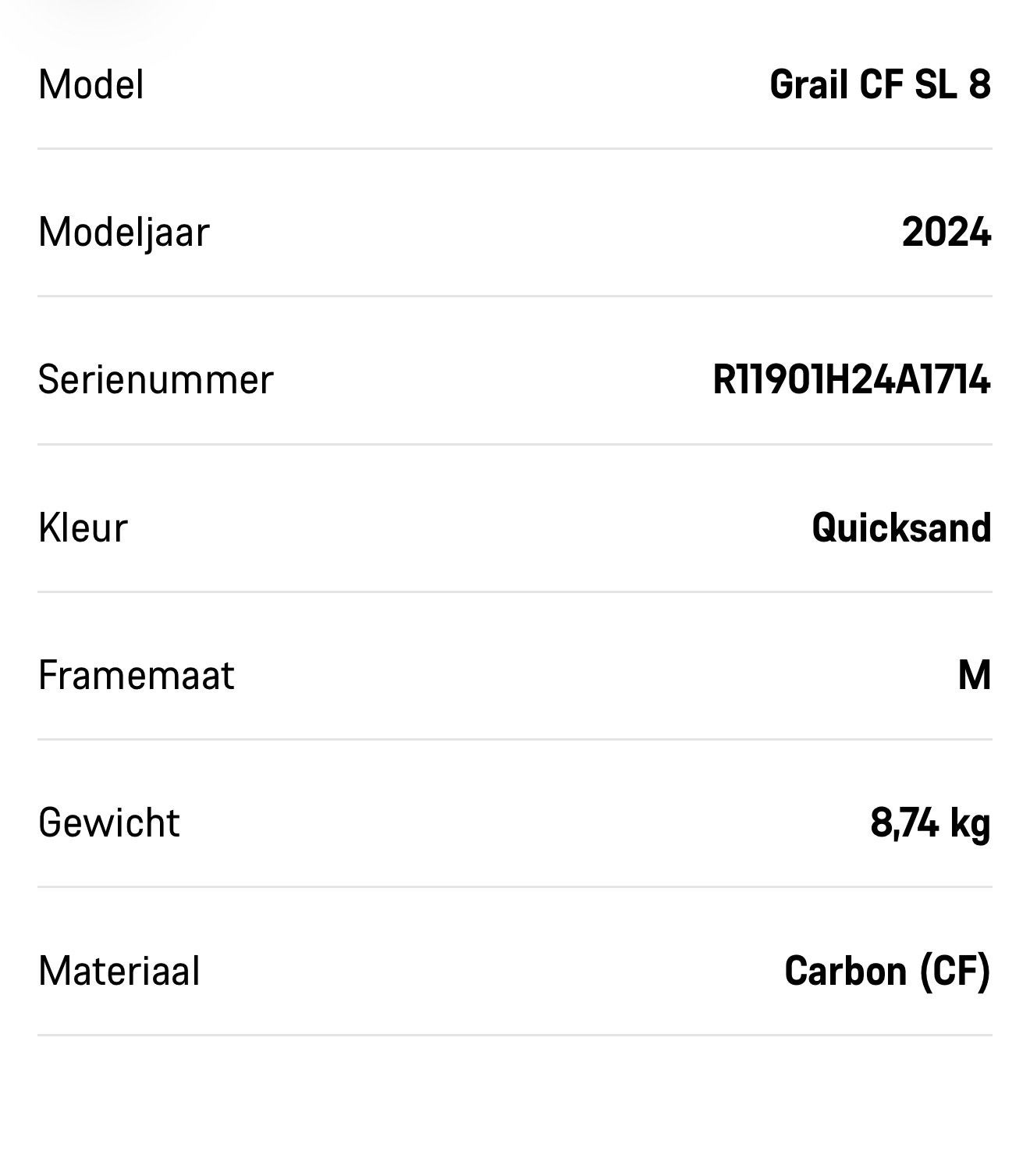 Foto 20 van Canyon grail CF SL 8 maat M