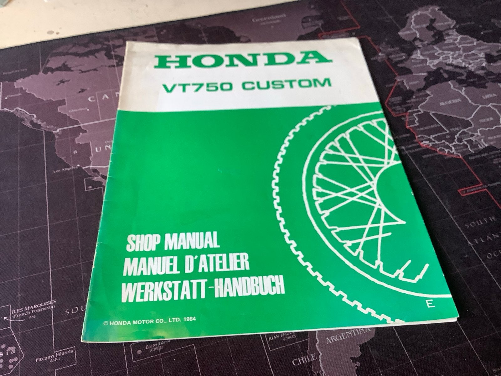 Honda VT750 Custom Werkplaatshandboek - Shop Manual, Ophalen of Verzenden, Honda