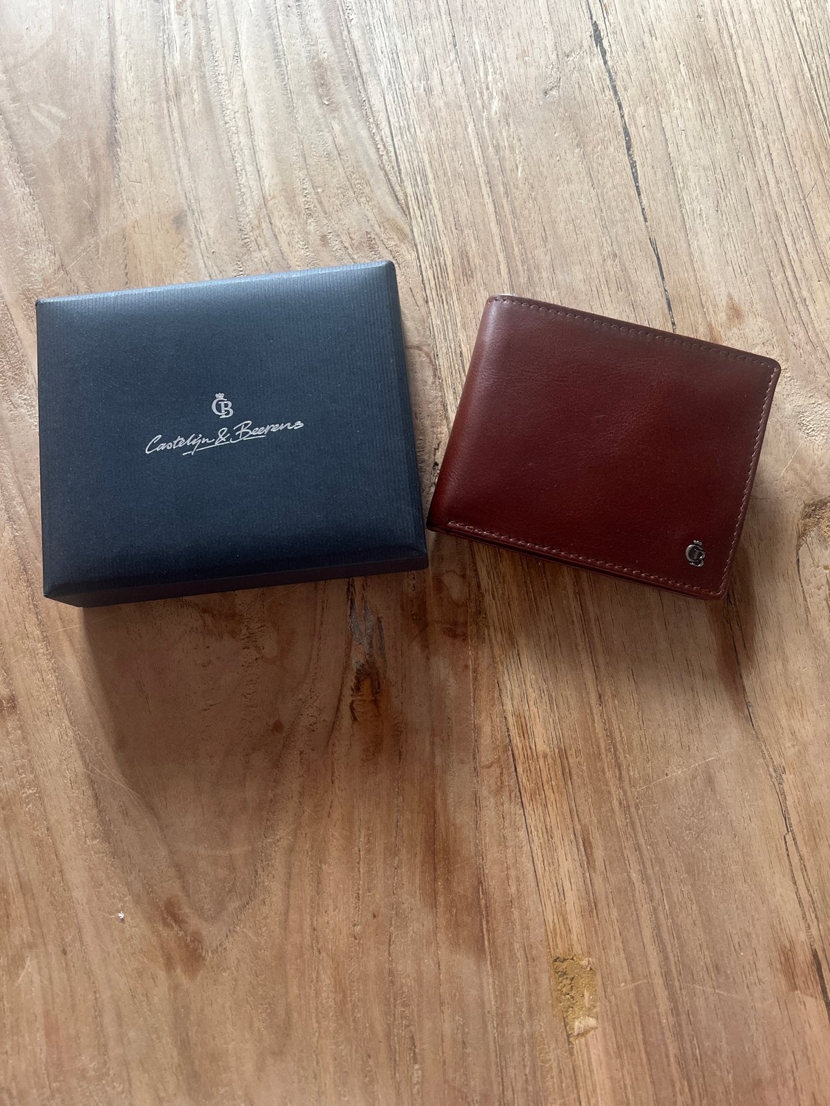 Castelijn & Beerens Leren Portemonnee nieuw, Overige merken, Bruin, Nieuw, Ophalen of Verzenden