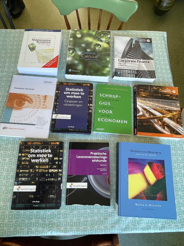 Studieboeken Toegepaste Wiskunde (Data Science) complete set, Ophalen, Beta, Zo goed als nieuw, HBO