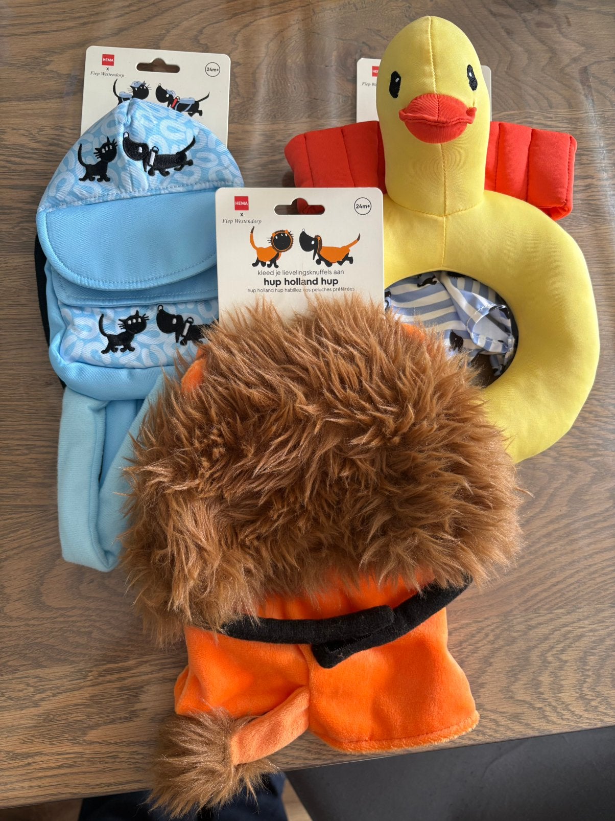 Takkie en Siepie verkleedsetjes WK Zomer en School Hema, Kinderen en Baby's, Speelgoed | Knuffels en Pluche, Ophalen of Verzenden