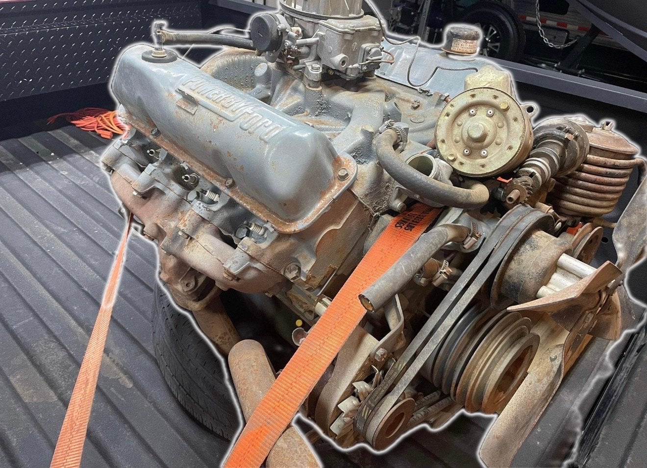 Ford 391 FT Industriemotor V8 - Compleet, Auto-onderdelen, Ophalen, Gebruikt, Ford