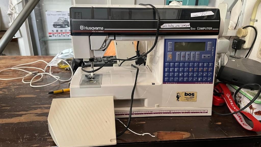 Husqvarna 500 computer Naaimachine ., Ophalen, Gebruikt, Naaimachine, Husqvarna
