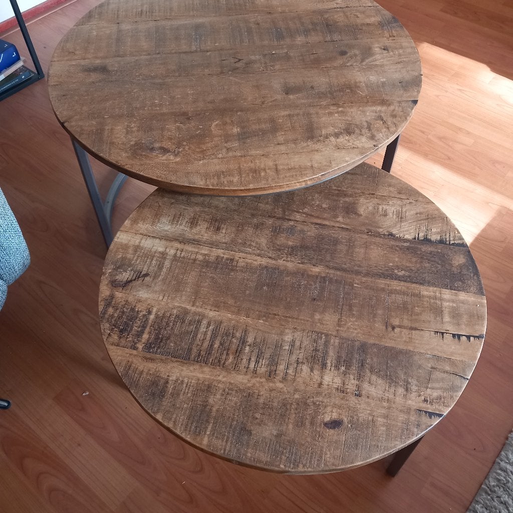 Bijzettafeltjes, 45 tot 60 cm, Minder dan 55 cm, Rond, Ophalen of Verzenden