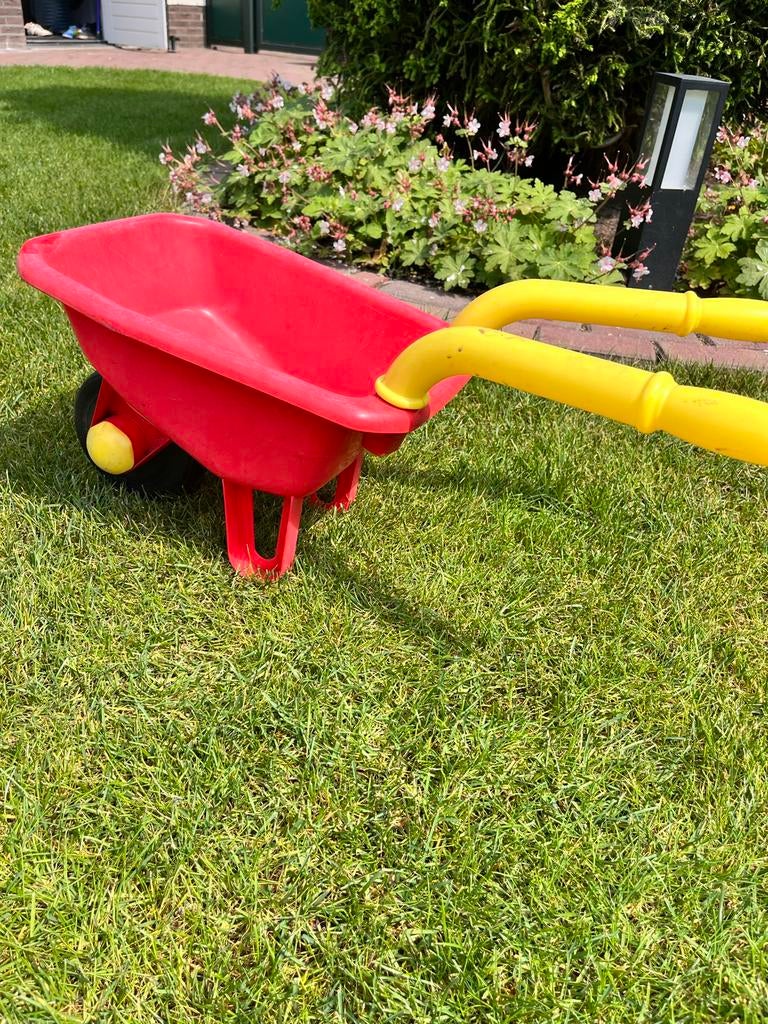 Rode kinder kruiwagen - 29x39cm, Ophalen, Gebruikt