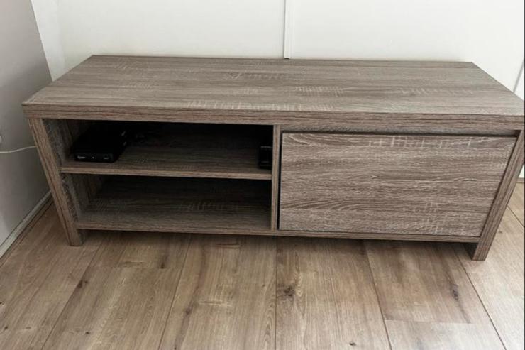 TV meubel Leen Bakker, Ophalen, Gebruikt, 100 tot 150 cm, Minder dan 100 cm