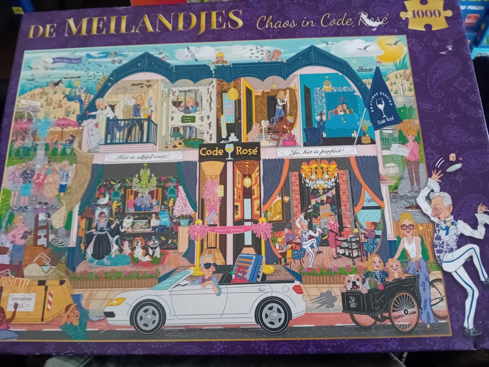 3x puzzel van 1000stukjes Compleet, Ophalen of Verzenden