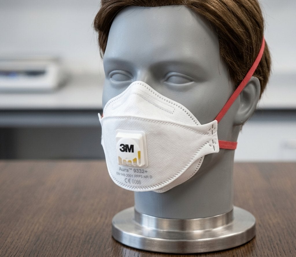 3M Aura 9322+ FFP2 Stofmasker (met ventiel)-nieuw, Ophalen of Verzenden, Nieuw, Stofmaskers