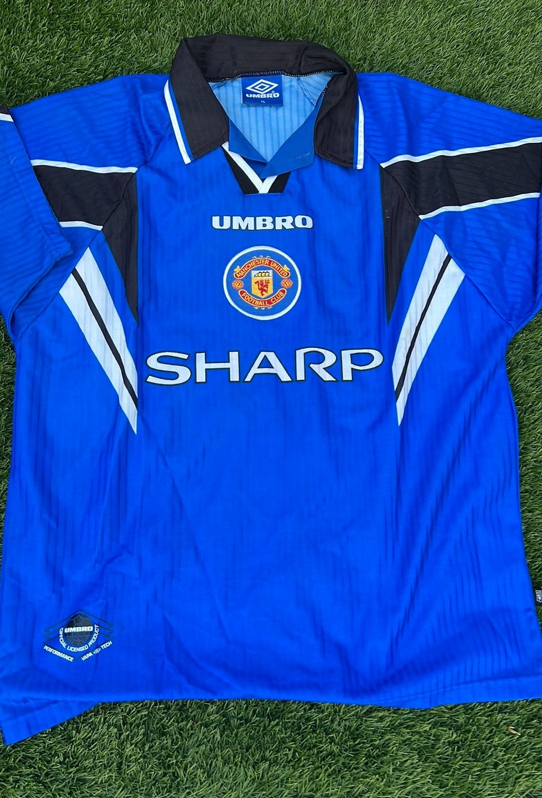 Origineel Manchester united derde tuneu vintage, Maat XL, Ophalen of Verzenden, Zo goed als nieuw, Shirt
