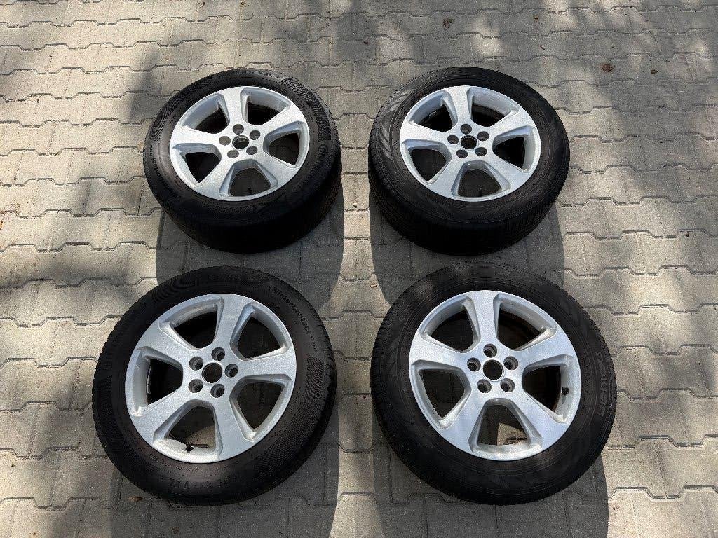 17" velgen met winterbanden, Ophalen, Gebruikt, Velg(en), 17 inch
