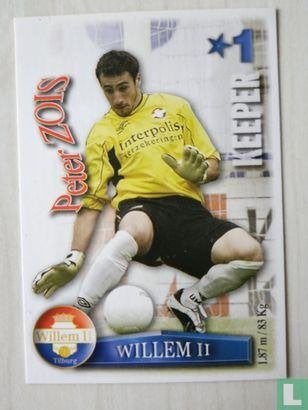 Spelerskaart Willem II - Peter Zois 2003, Verzamelen, Ophalen of Verzenden, Zo goed als nieuw, Willem II, Spelerskaart