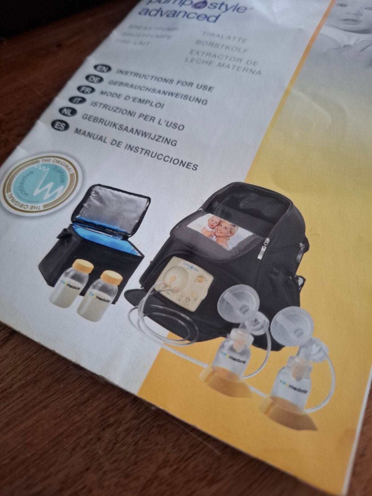 Medela Pump In Style Borstkolf Compleet met Accessoires, Ophalen of Verzenden, Gebruikt, Borstkolf