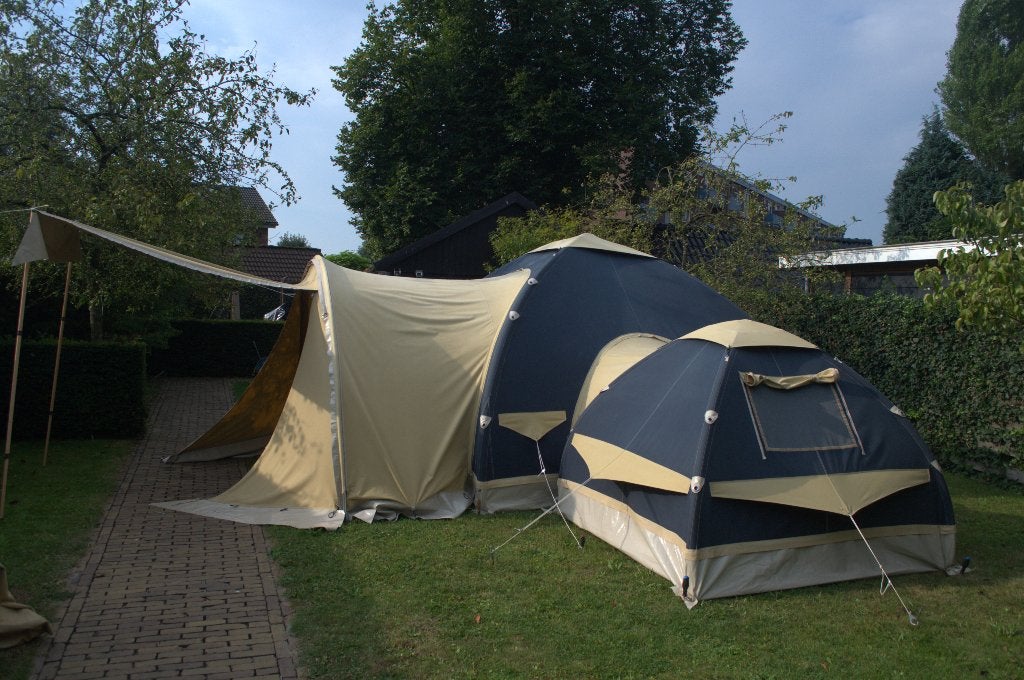 Karstentent met koppeltent, Ophalen, Gebruikt, Tot en met 6