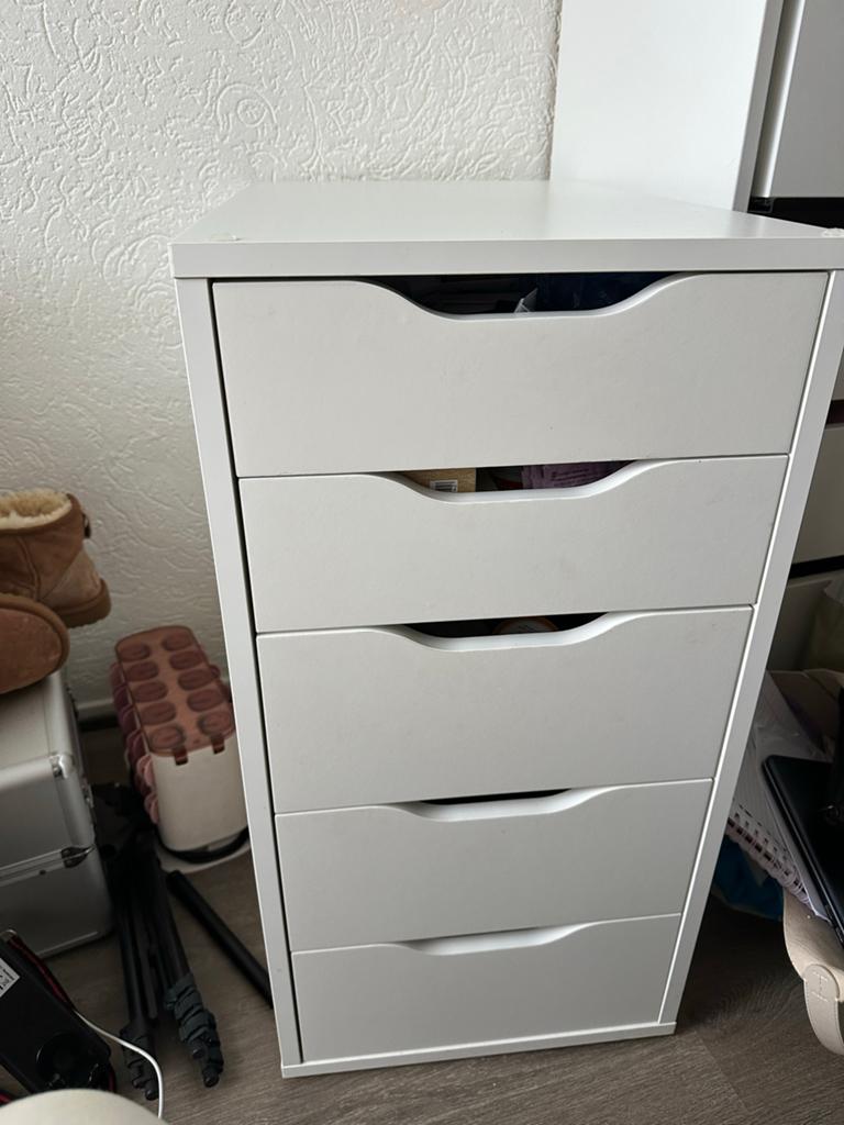 Alex ladekast, Ophalen, Minder dan 50 cm, 5 laden of meer, Zo goed als nieuw
