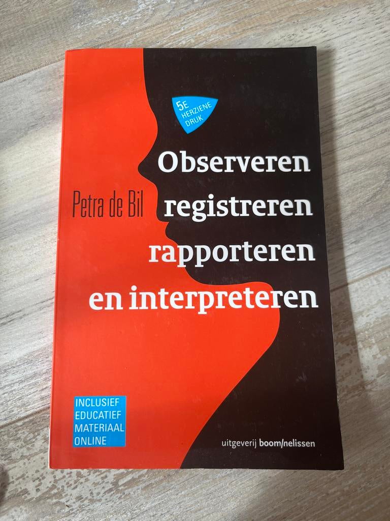 Observeren registreren rapporteren en interpreteren, Boeken, Studieboeken en Cursussen, Gelezen, HBO, Alpha, Ophalen of Verzenden