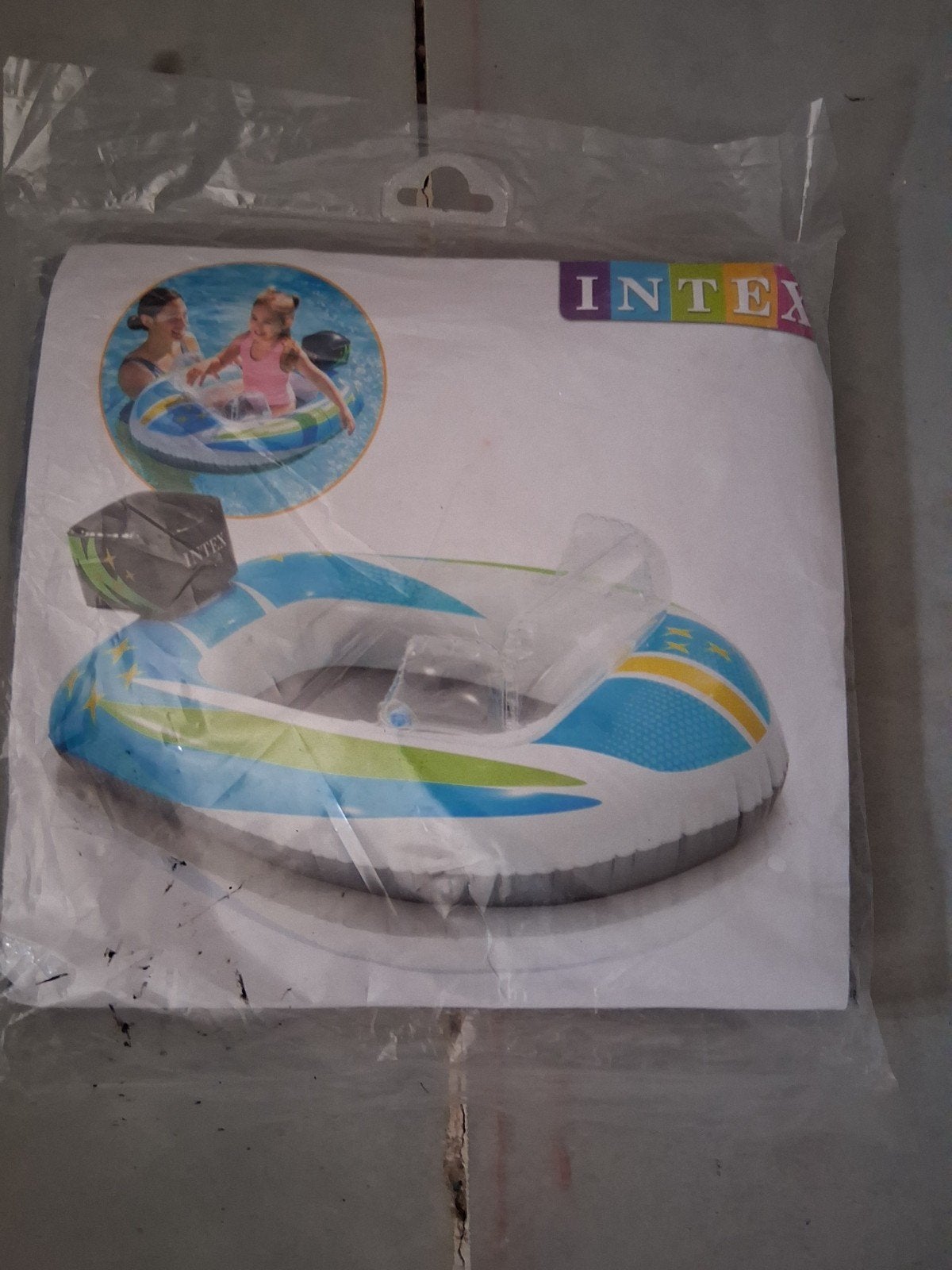Intex opblaasbare baby zwemband met zitje, Ophalen of Verzenden, Nieuw