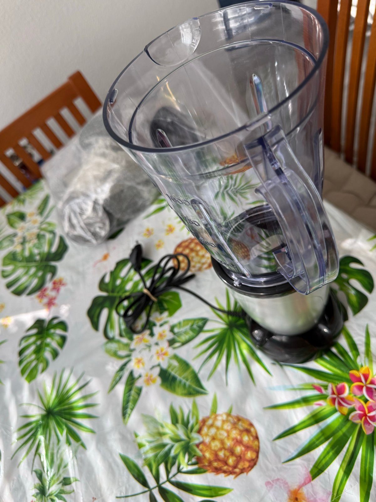 Krachtige Blender 1.5L RVS met Maalaccessoires - Nieuw, Ophalen of Verzenden, Nieuw, Blender