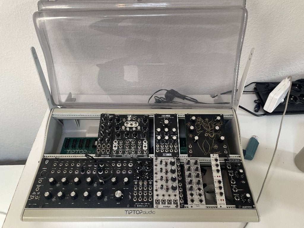 Eurorack modules Mantis case 4ms AJH Erica Intellijel, Muziek en Instrumenten, Soundmodules, Zo goed als nieuw, Ophalen of Verzenden