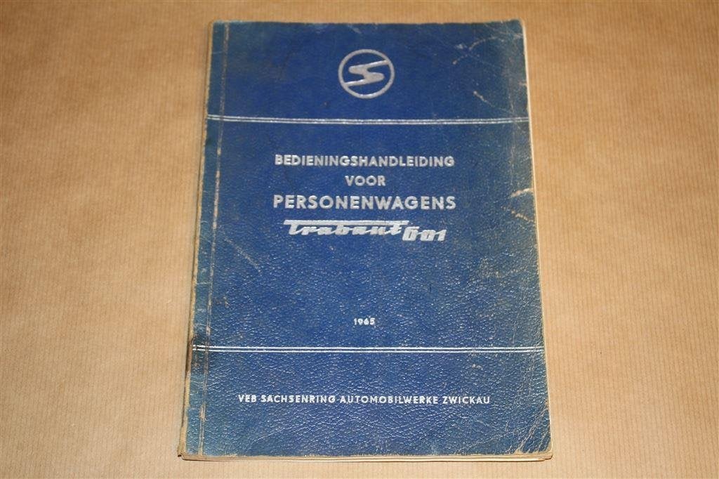 Bedieningshandleiding Trabant 601 - 1965 !!, Ophalen of Verzenden