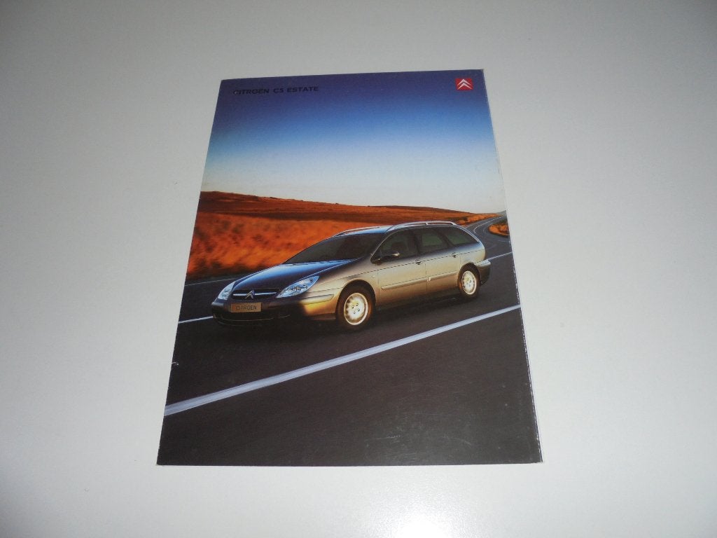 brochure Citroen C5 Estate  2002, Boeken, Auto's | Folders en Tijdschriften, Ophalen of Verzenden, Gelezen, Citroën
