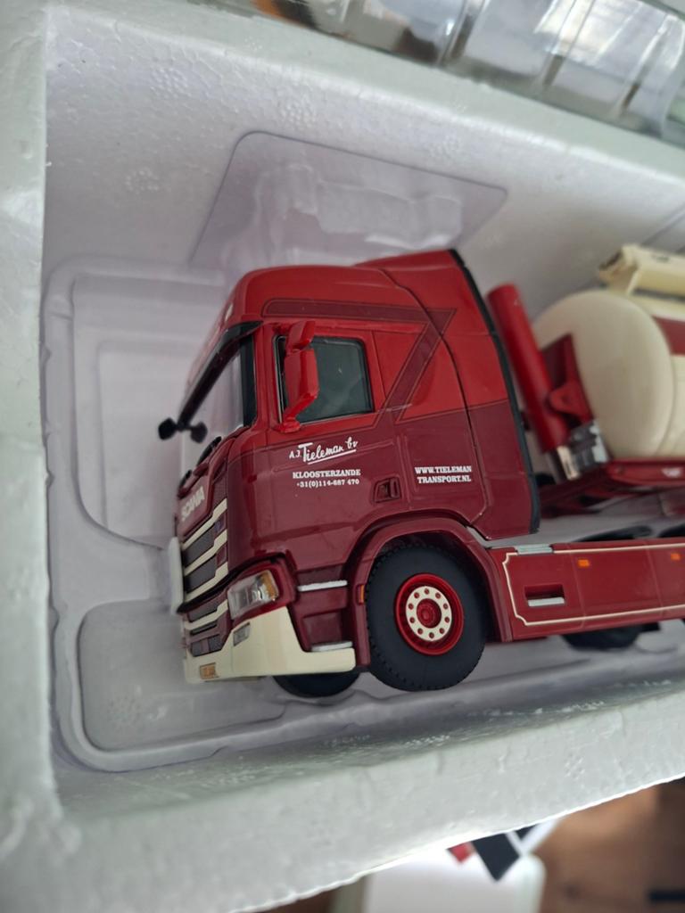 Scania S-serie Tieleman Transport modelvrachtwagen, Ophalen of Verzenden, Nieuw, Overige merken