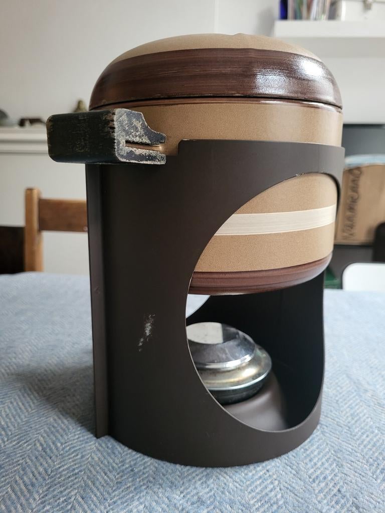 Leuke vintage retro fondue set jaren 70, Ophalen of Verzenden, Koffiemachine