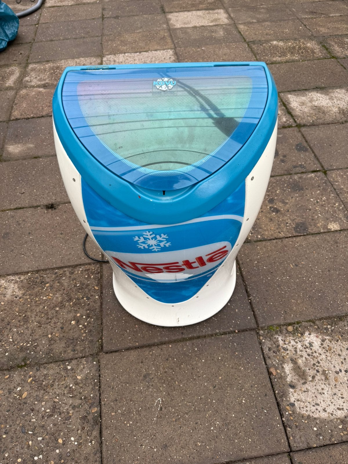 Nestle vriezer retro, Witgoed en Apparatuur, Ophalen, Gebruikt, Vrijstaand, Minder dan 60 cm