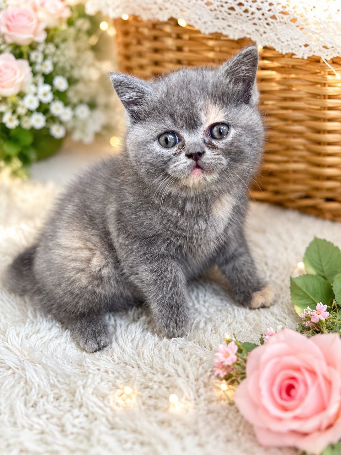 Kitten te koop Britse Korthaar, Poes