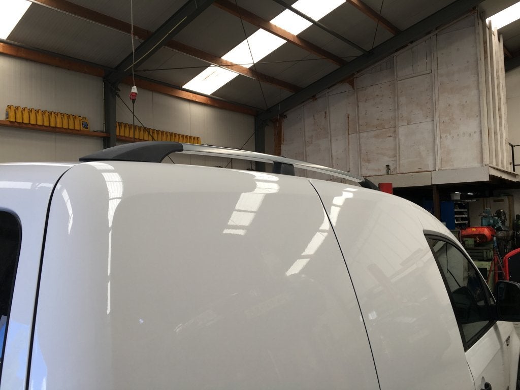 VW Caddy Dakrails Aluminium Chroom, Auto diversen, Niet ingevuld, Niet ingevuld, Niet ingevuld