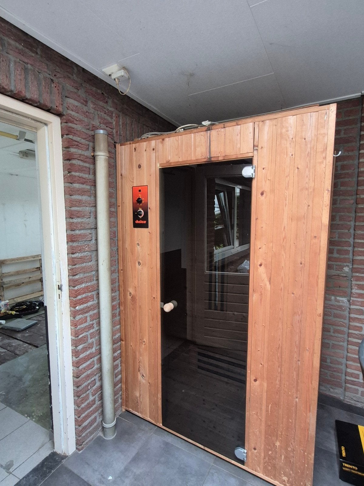 Sauna, Sport en Fitness, Sauna, Ophalen, Gebruikt, Infrarood, Complete sauna